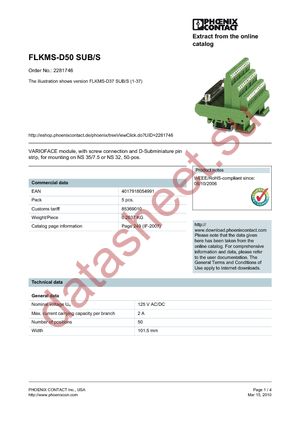 2281746 datasheet  